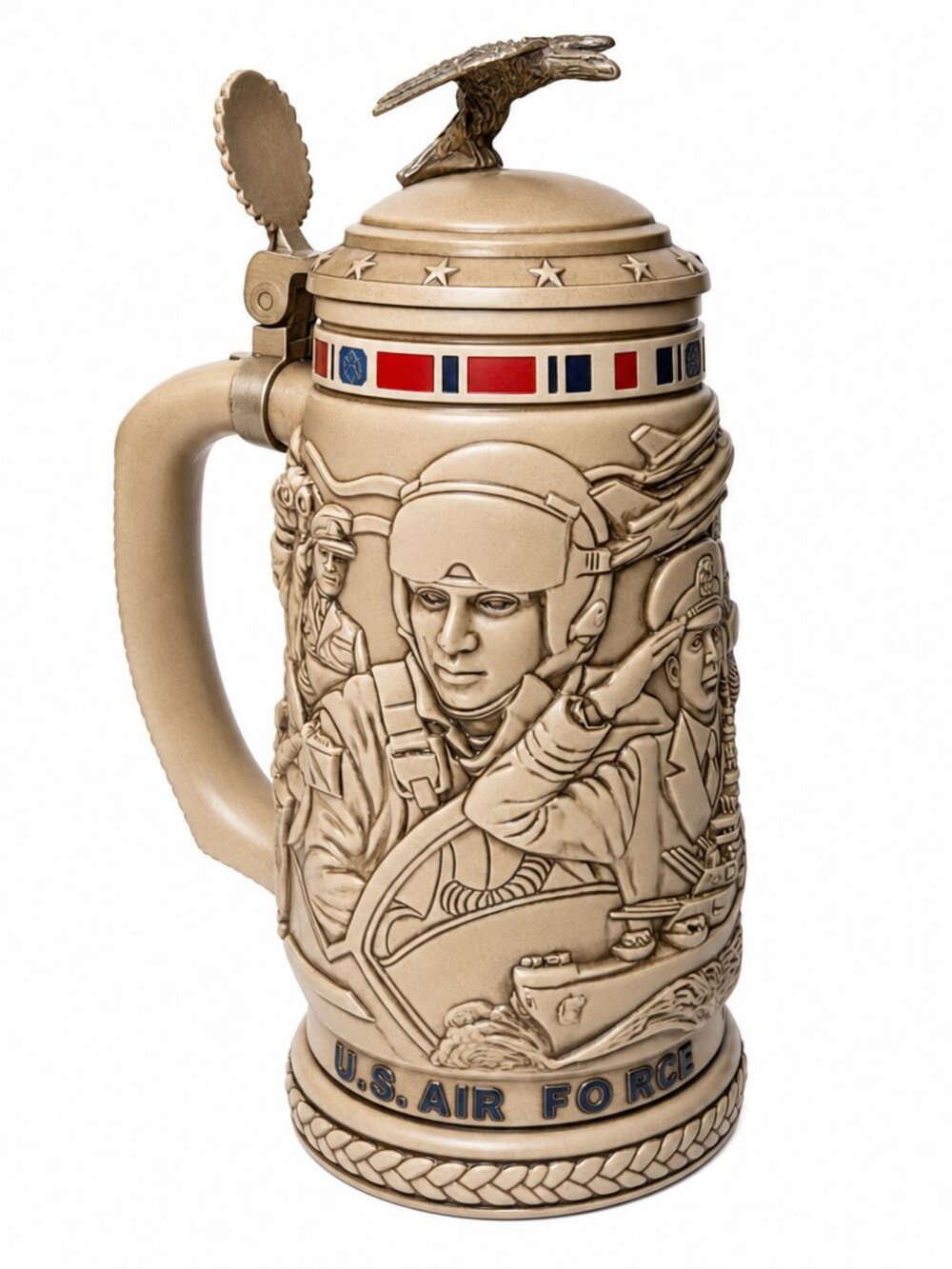 Avon Tribute to the American Armed Forces Stein